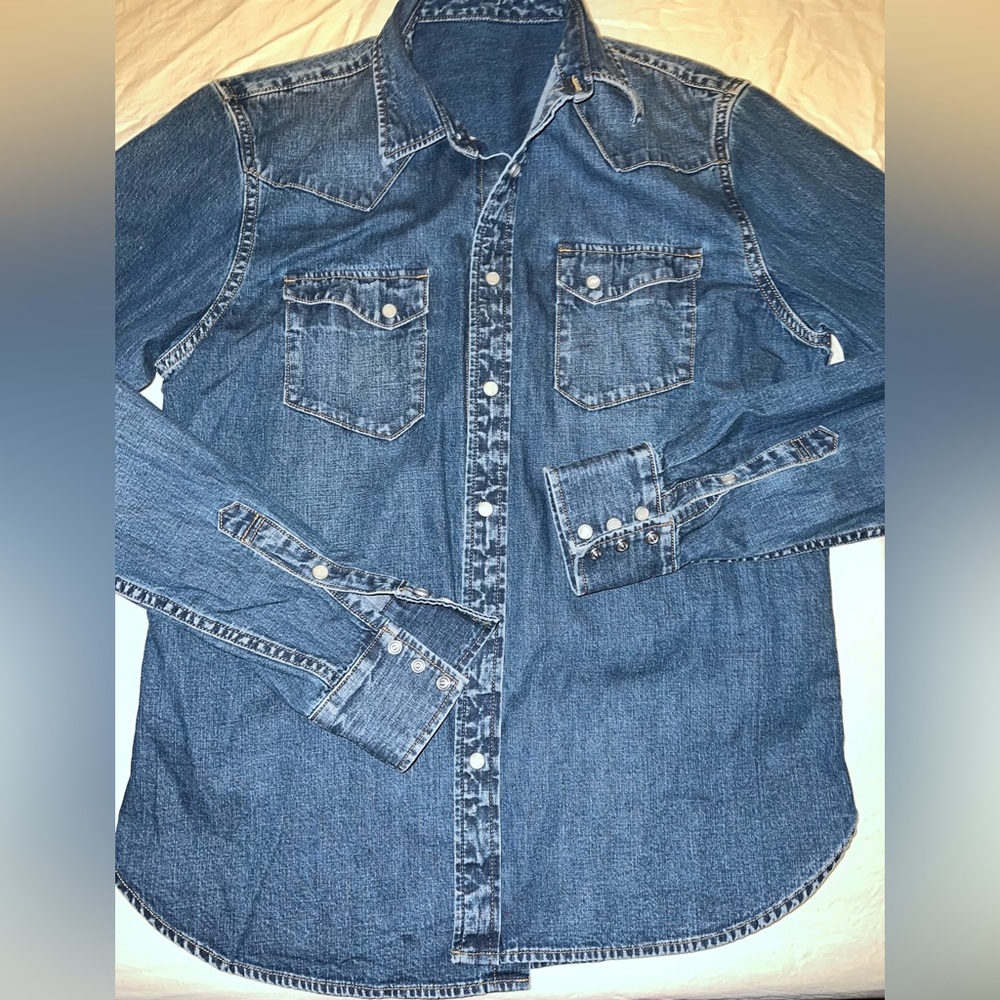 Gap Western denim shirt